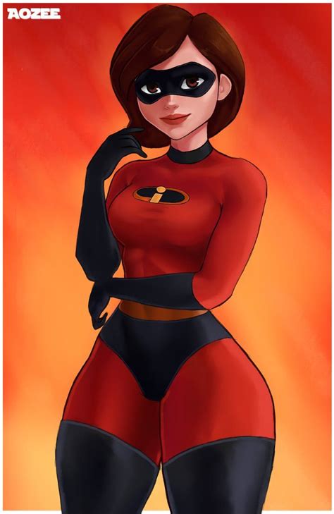 She is the one of the heroes of the Pixar film, "The Incredibles". . Elastagirl porn